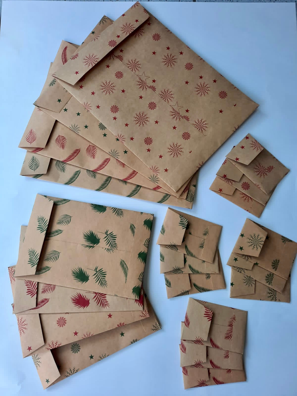 Sobres y Sacos Papel Impreso Ecologico (Paquete 25 unidades)