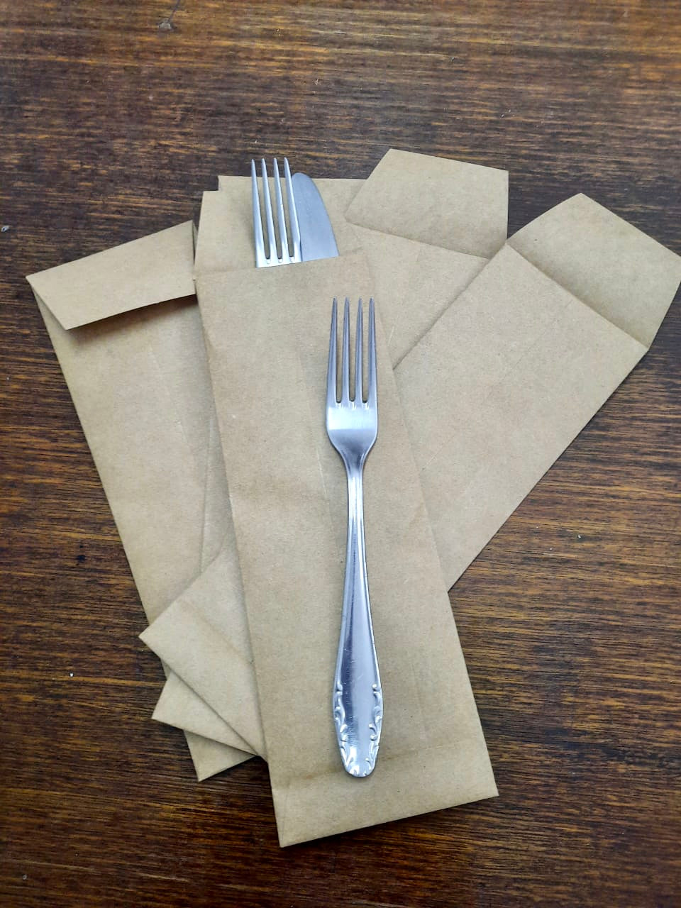 Sacos Papel para Cubiertos 8x23,5 cm (Paquete 50 unidades)
